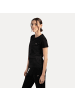 SMILODOX T-Shirt Laurena in Schwarz