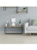 relaxdays Tischlampe in Grau/ Silber - (H)32 x Ø 18 cm