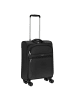 D&N Travel Line 9104 - 4-Rollen-Kabinentrolley S 55 cm (bordeaux) in schwarz