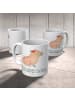 Mr. & Mrs. Panda Kindertasse Capybara Blume mit Spruch in Weiß