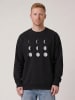 wat? Apparel Sweatshirt Moonphases in Schwarz