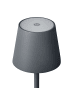 Beliani Tischleuchten BACEIRO in Grau - (W) 10 x (H) 38 x (L) 10 cm