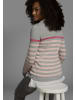AJC Strickpullover in grau-rosa-himbeere