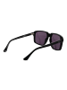Web Männer Sonnenbrille Quadratisch Schwarz