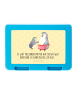 Mr. & Mrs. Panda Bento Box Pinguin mit Kind mit Spruch in Gelb Pastell