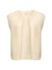 Marie Lund Weste in ecru - 0001