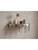FineBuy Wandregal in Silber / Aluminium / 45x20x20