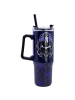 Wednesday Isolierter Trinkflasche Thermobecher 940ml, mit Strohhalm