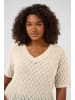 KAFFE curve Strickpullover KCloura Loose fit in Feather Gray Melange