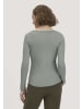 Hessnatur Softrib Longsleeve in nebelblau