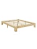 en.casa Holzbett Raisio  in Beige (B)140cm