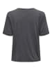 JACQUELINE de YONG T-Shirt 2er-Set  Weich Regular Fit Rundhals in grau/dunkelgrau