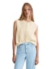Marc O'Polo Ärmellose Strickweste slim in raw cream