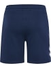 Hummel Short "Hmlelemental Cotton Shorts" in Blau