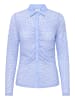 ICHI Hemd langarm IXLACEY Slim fit in Della Robbia Blue