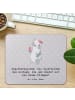 Mr. & Mrs. Panda Mouse Pad Ergotherapeutin Superhelden mit Spruch in Grau Pastell