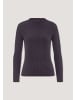 Hessnatur Strick Pullover in dunkle traube