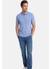 Redmond Poloshirt Basic in Blau / grau
