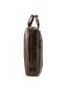 Jost Skagen Aktentasche Leder 38 cm Laptopfach redbrown