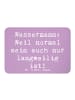Mr. & Mrs. Panda Magnet Spruch Wassermann Unikat mit Spruch in Lavendeltraum