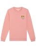 wat? Apparel Sweatshirt Rainbow Cassette in Canyon Pink