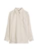 Marc O'Polo Boyfriend-Bluse loose in Grey Silk