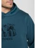 GreenBomb Hoodie Animal Stay Grounded in Blauer Stein