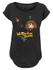 F4NT4STIC Long Cut T-Shirt Harry Potter Hermione Granger Wingardium in schwarz