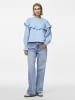 Pieces Strickpullover in Airy Blue