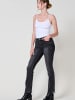 KOROSHI Reguläre Doppel-Push-up-Jeans für Damen in SCHWARZER DENIM