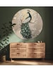 OnlyWow Rundes Wandbild Champagner