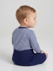 TupTam Baby Jungen Langarm Wickelshirt 5er Set in blau/beige