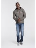 Delmao Kapuzensweatshirt in grau