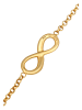 Elli Armband 925 Sterling Silber Infinity in Gold