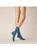 Kunert Socken Liz druckfreier Bund in gentian blue