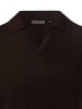 Finshley & Harding Strick-Poloshirt in schoko - 0001