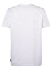 Petrol Industries Gestreiftes T-Shirt Cactus in Weiß