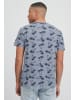 BLEND T-Shirt Blend Herren T-Shirt mit Allover Print - 20712070 in blau