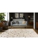 Kayoom Wohnzimmer Teppich – Kurzflorteppich Lavin 1025 in silber - grau - rechteckig