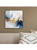 OnlyWow Leinwand Bilder Abstrakt gold