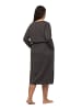Ulla Popken Homewearkleid in anthrazit