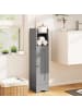 COSTWAY Toilettenschrank in Grau
