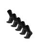 DANISH ENDURANCE Laufsocken Long Distance Running Crew in Black/Grey