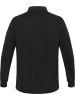 normani Herren Langarm Poloshirt mit passender Baseballkappe in Schwarz
