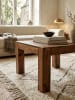 KADIMA DESIGN Couchtisch Massiv-Holz 60 cm breit Wohnzimmer-Tisch Design in Massivholz
