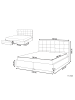 Beliani Doppelbett LA ROCHELLE in Grau/Schwarz - (W) 153 x (H) 109 x (L) 213 cm