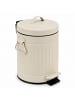 relaxdays Kosmetikeimer in Beige - 3 Liter