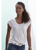 Beach Time Kurzarmshirt in creme