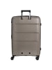 Check.In St. Louis - 4-Rollen-Trolley 77 cm erw. (altrosa) in taupe