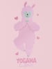 United Labels Yogama Lama Nachthemd Schlafshirt Pyjama Kurzarm Oberteil in rosa